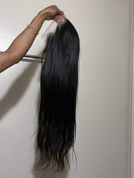 24in Full frontal Straight Wig